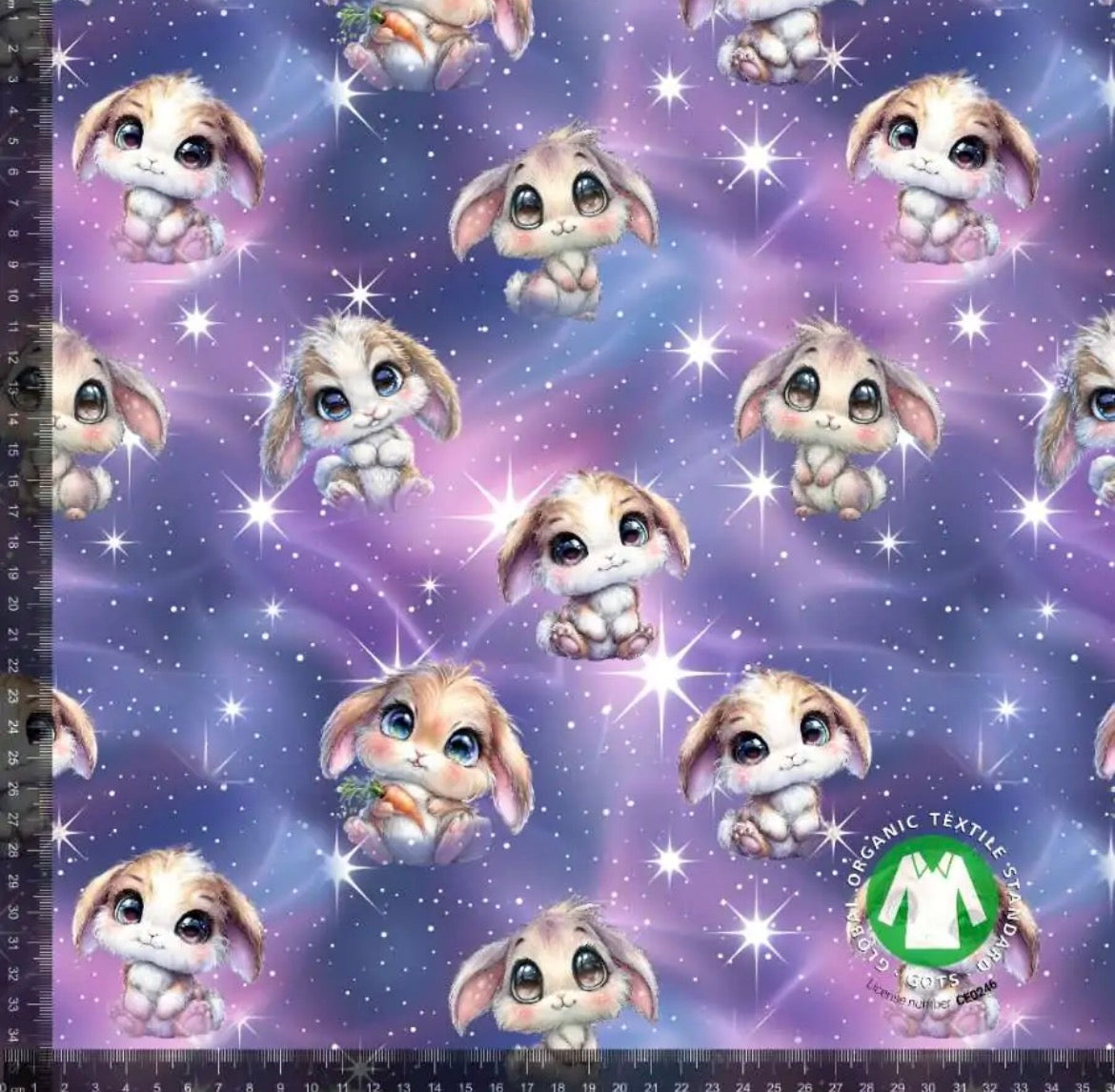 Søde kaniner - Bomuldsjersey