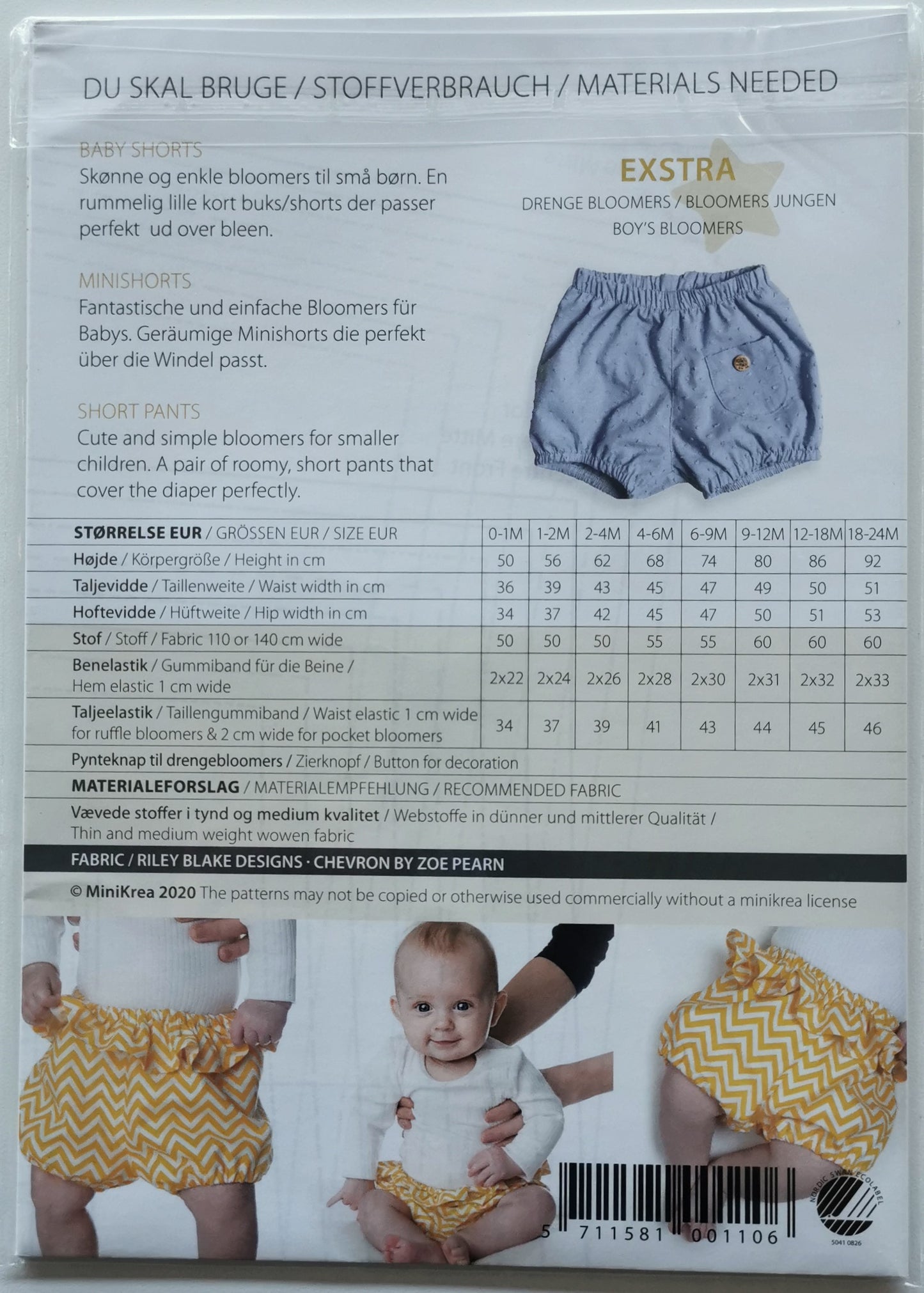 Minikrea Baby Bloomers str. 50-92 00110