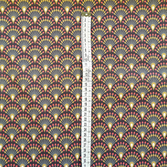 Vifte print - 100% bomuld
