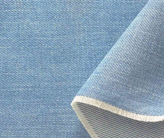 Lyseblå - Jeans/denim Bomuldsstof