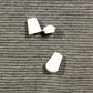 Anoraksnøre ender i hård plast - 1 par 'a 2 stk.