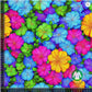Farverige sommer blomster - Bomuldsjersey