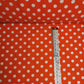 Stor prik - Orange - Bomuldsjersey