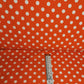 Stor prik - Orange - Bomuldsjersey